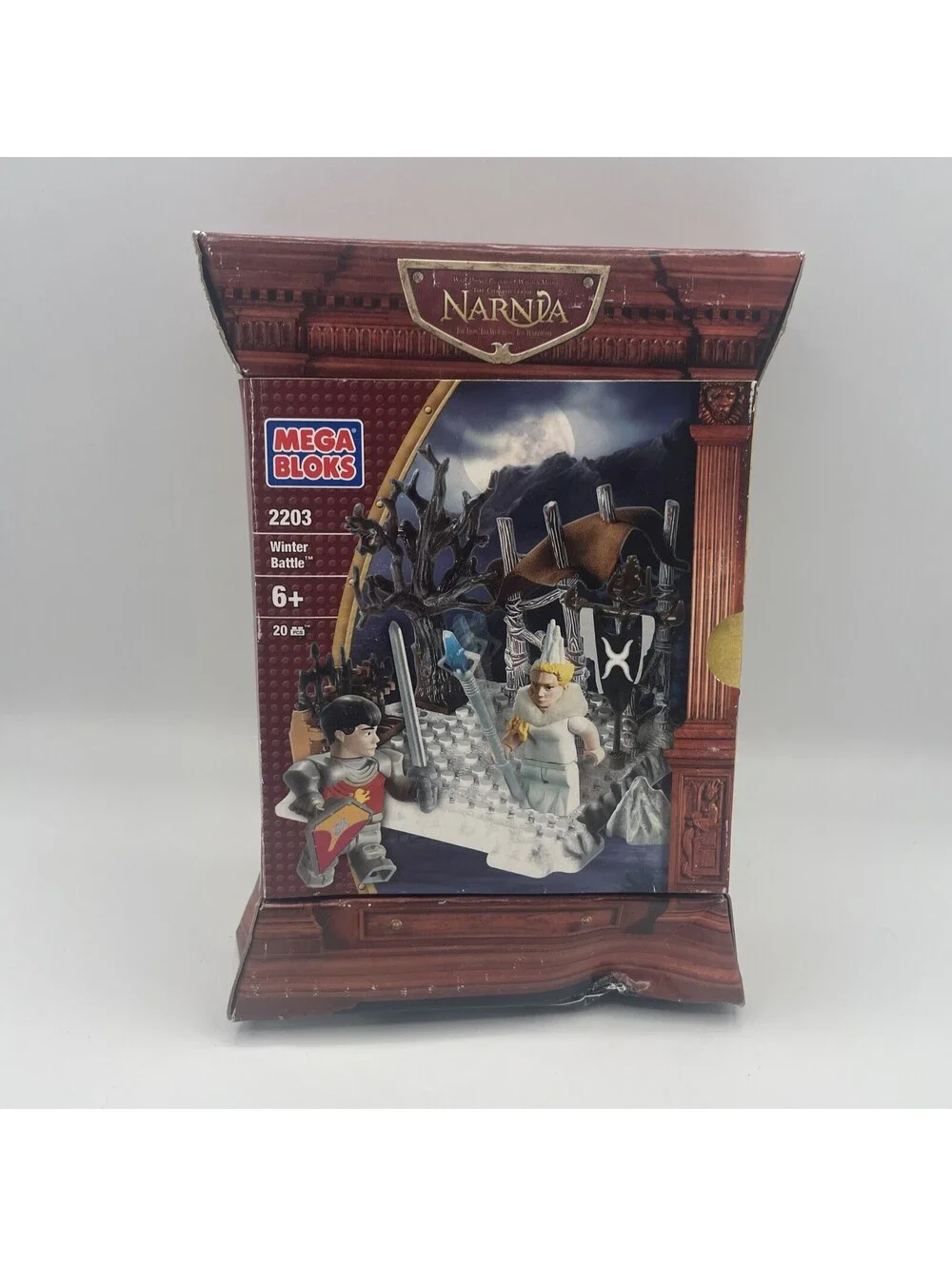 Mega Blocks 2005 Chronicles of Narnia 2203 Winter Battle SEALED Damaged Package